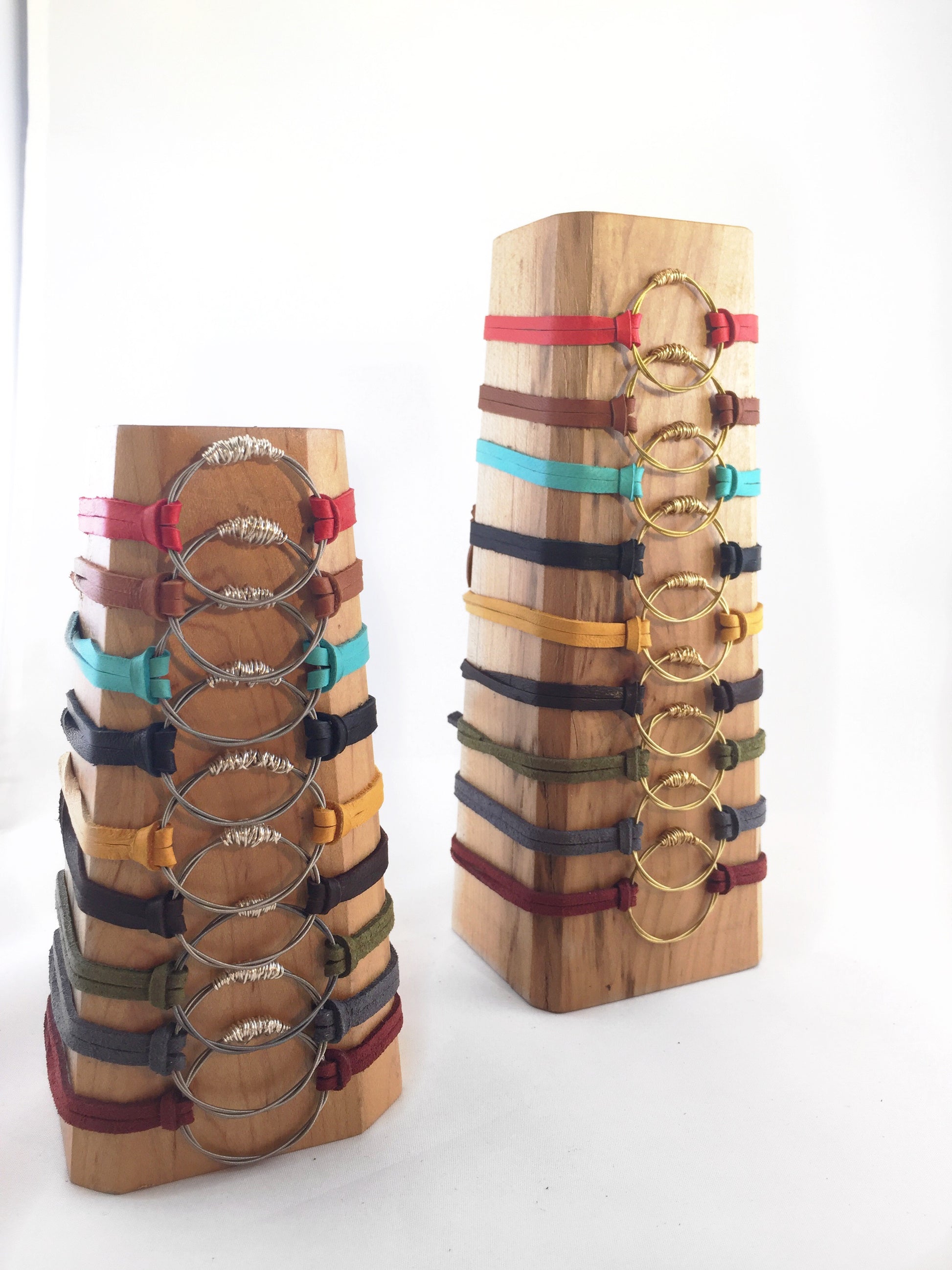 Leather Eternity Bracelet